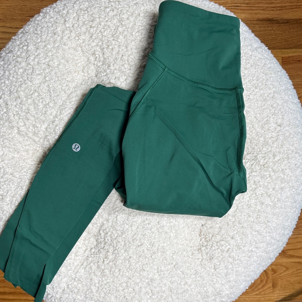 lululemon athletica Green Leggingsfull length track style